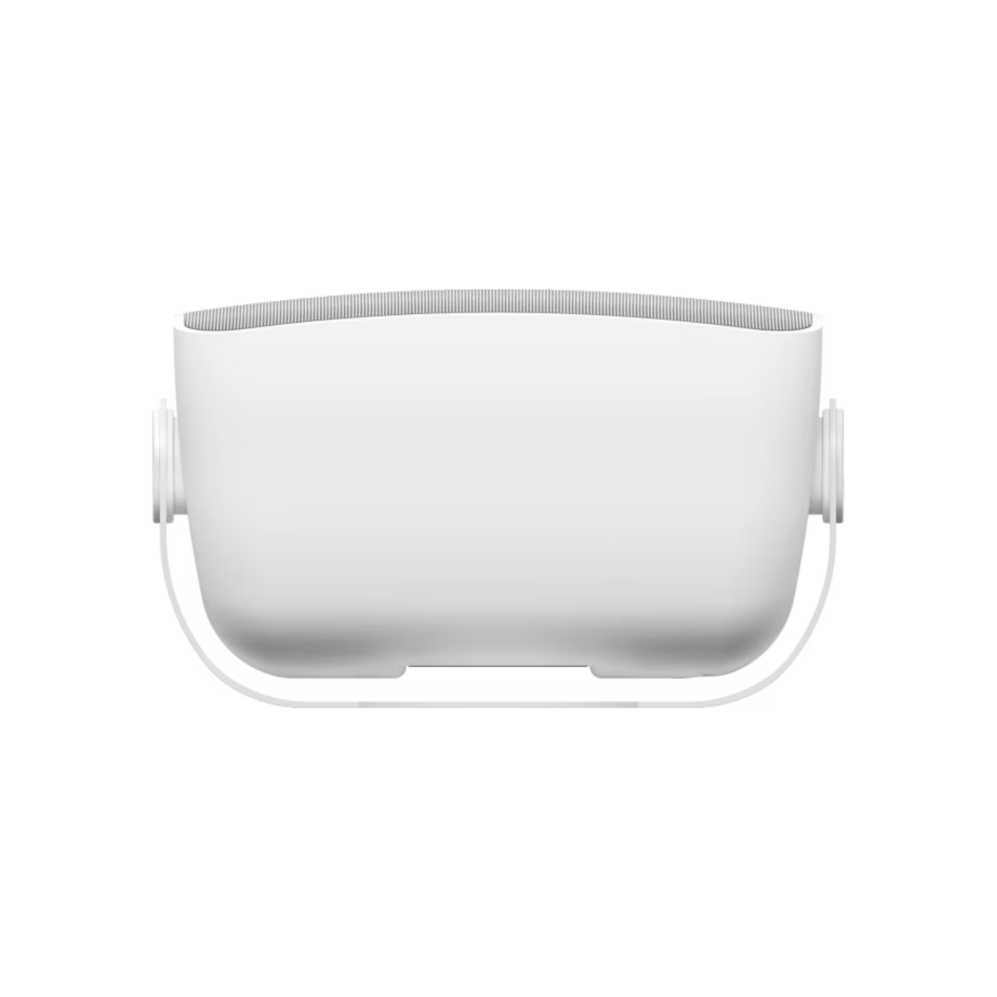 Der Sonos Outdoor Speaker von Sonos und Sonance Paar ist vor einem schlichten weißen Hintergrund abgebildet und verfügt über ein wetterfestes Design mit einer schlanken rechteckigen Form, einer geschwungenen Oberseite, seitlichen Griffen und einer flachen Basis.