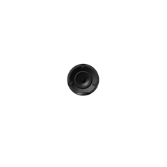 Ein weißer Bowers & Wilkins CCM632 Deckeneinbaulautsprecher mit einem Full-Range-Treiber ist von oben zu sehen, zentriert auf einem schlichten weißen Hintergrund.