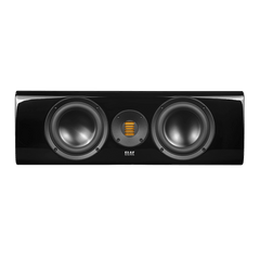 Der Elac Solano CC 281.2 Centerlautsprecher in Schwarz Hochglanz ist mit zwei Tieftönern und einem kompakten, rechteckigen Hochtöner ausgestattet und bietet eine stilvolle Leistung, die ideal für jedes Heimkino ist.