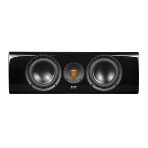 Der Elac Solano CC 281.2 Centerlautsprecher in Schwarz Hochglanz ist mit zwei Tieftönern und einem kompakten, rechteckigen Hochtöner ausgestattet und bietet eine stilvolle Leistung, die ideal für jedes Heimkino ist.